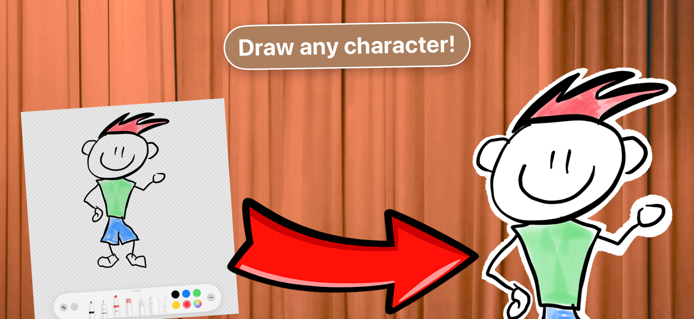 Draw any character